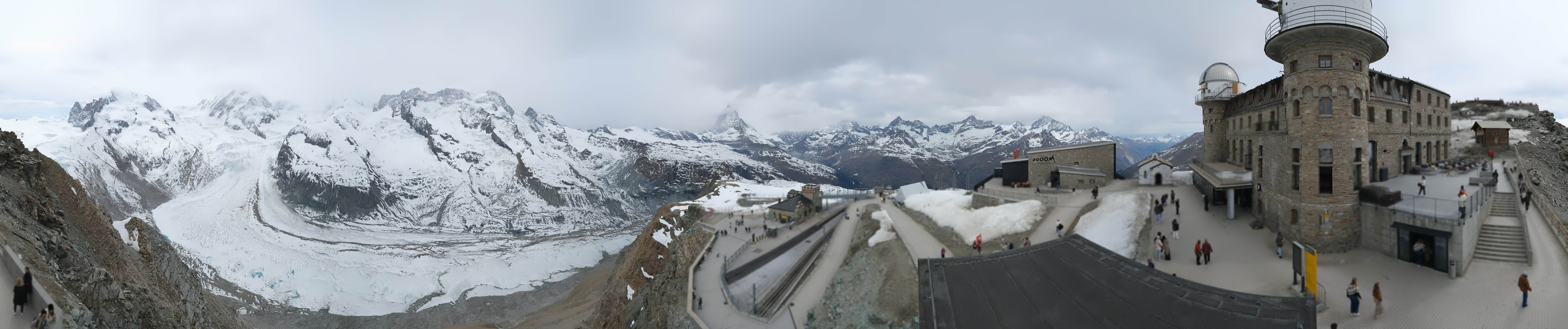 Archiv Foto Webcam Gornergrat Kulm Zermatt
