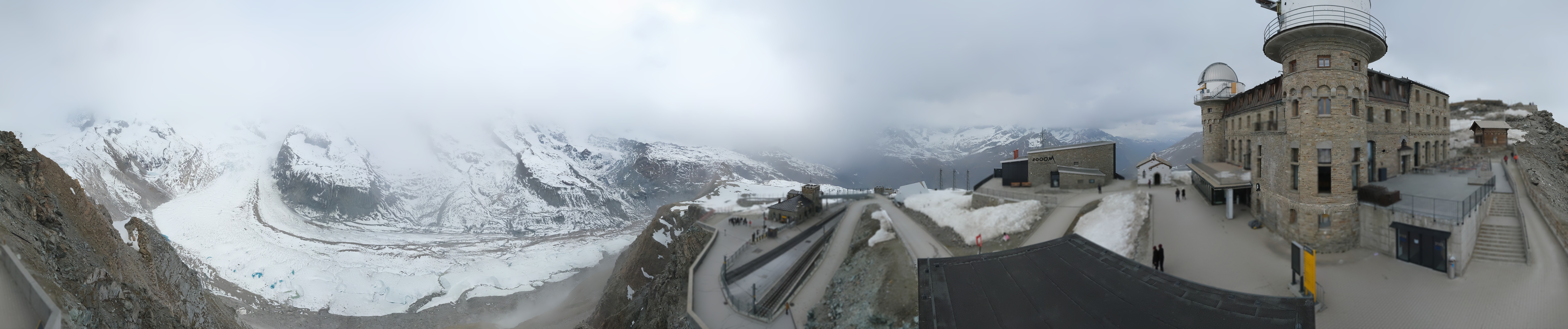 Archiv Foto Webcam Gornergrat Kulm Zermatt