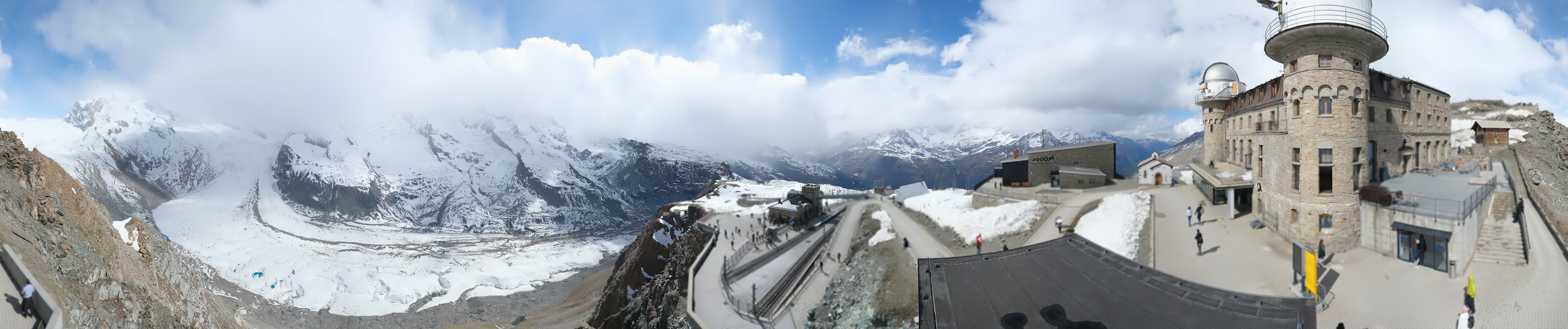 Archiv Foto Webcam Gornergrat Kulm Zermatt