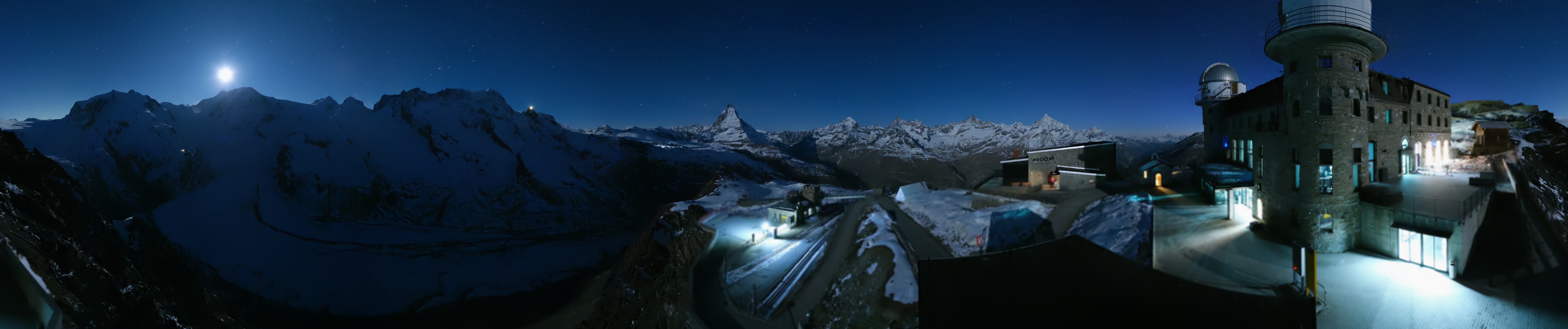 Archiv Foto Webcam Gornergrat Kulm Zermatt