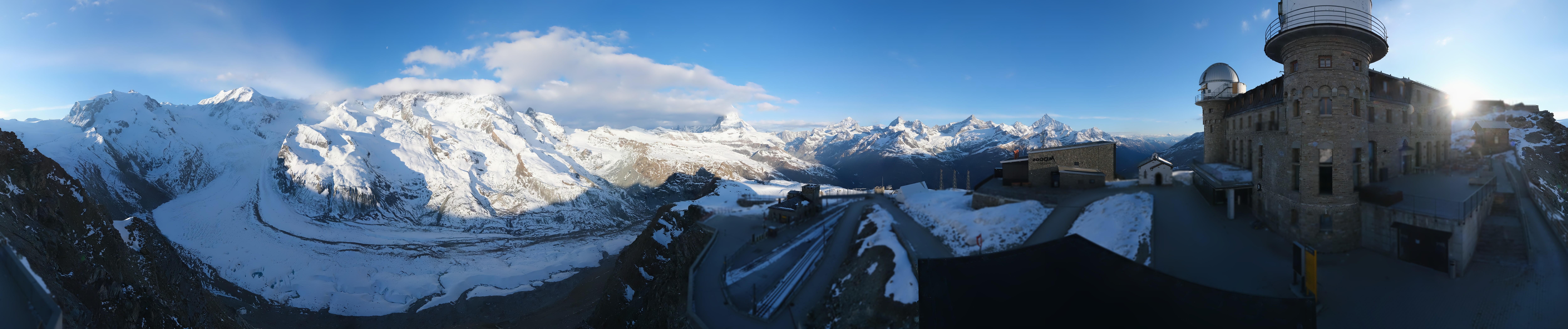 Archiv Foto Webcam Gornergrat Kulm Zermatt