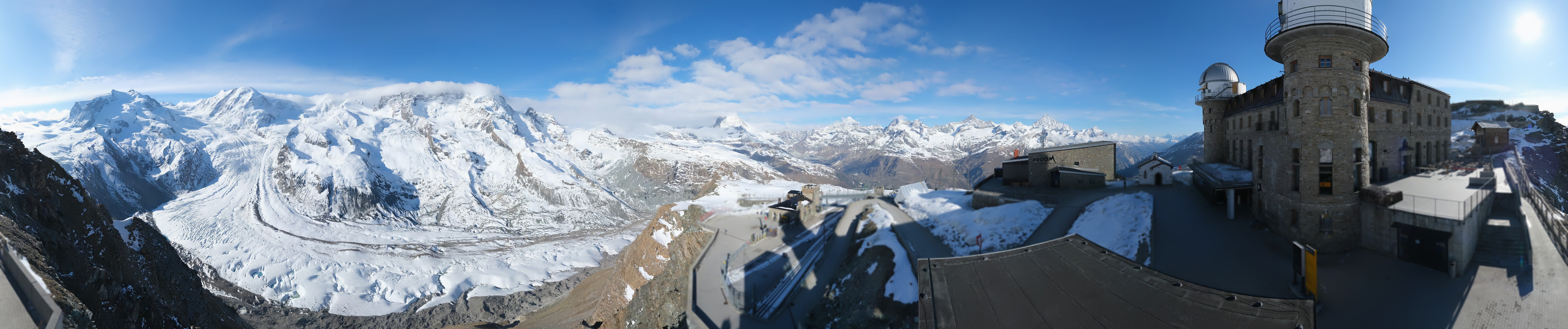 Archiv Foto Webcam Gornergrat Kulm Zermatt