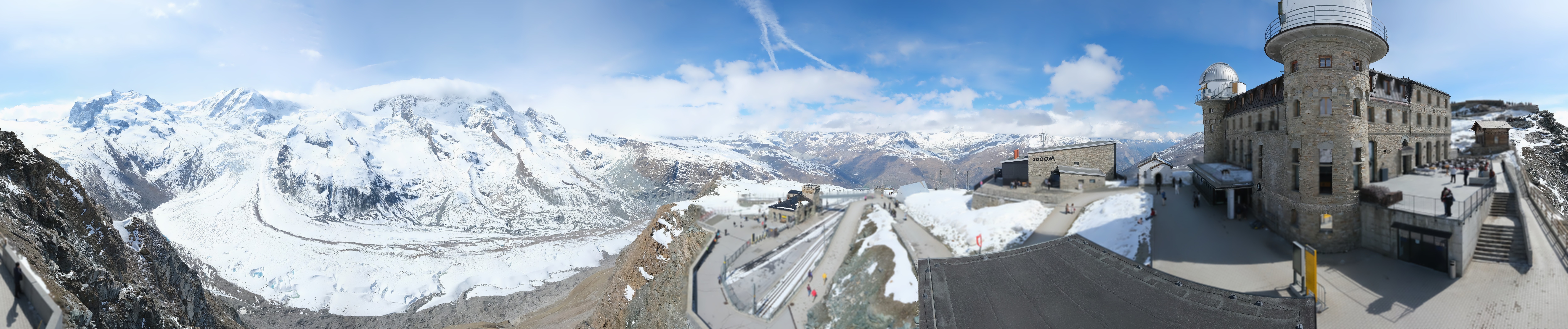 Archiv Foto Webcam Gornergrat Kulm Zermatt