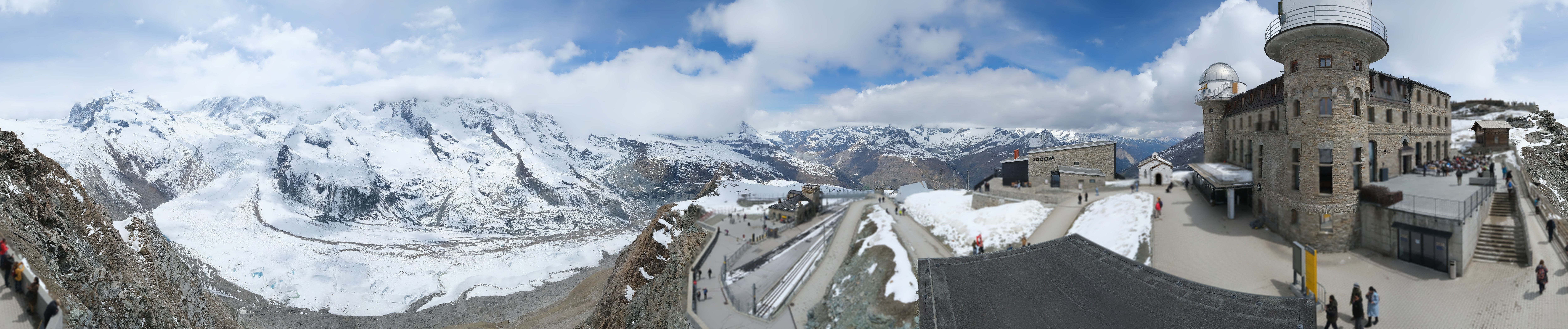Archiv Foto Webcam Gornergrat Kulm Zermatt