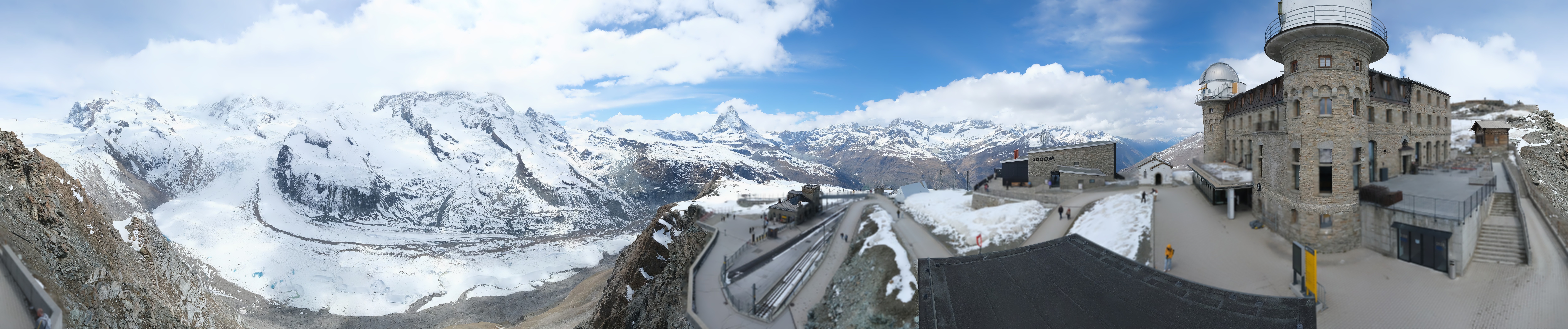 Archiv Foto Webcam Gornergrat Kulm Zermatt