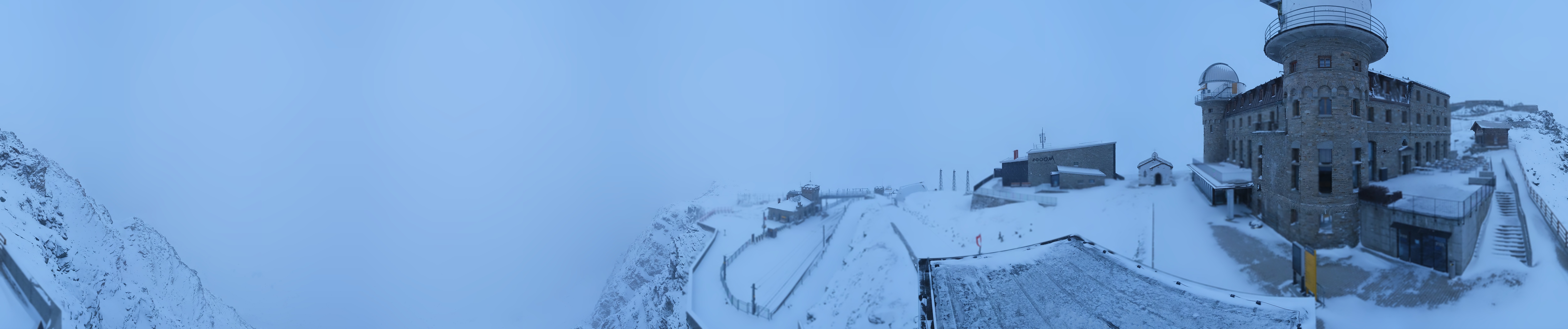 Archived image Webcam Gornergrat Kulm Zermatt