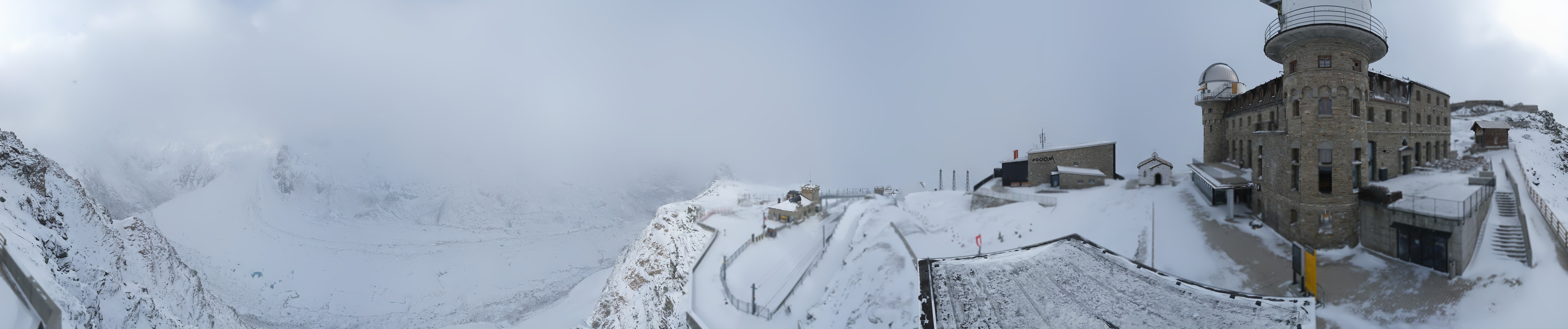 Archived image Webcam Gornergrat Kulm Zermatt