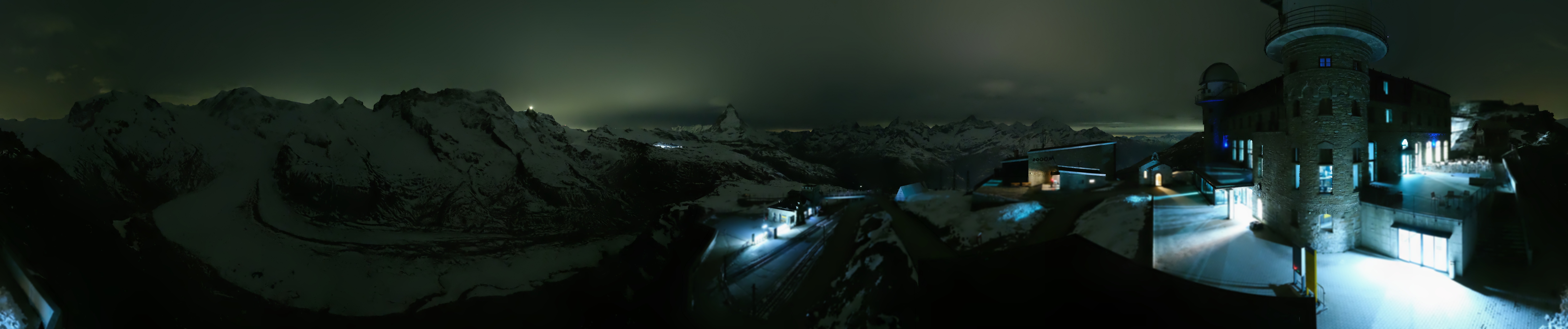 Archived image Webcam Gornergrat Kulm Zermatt