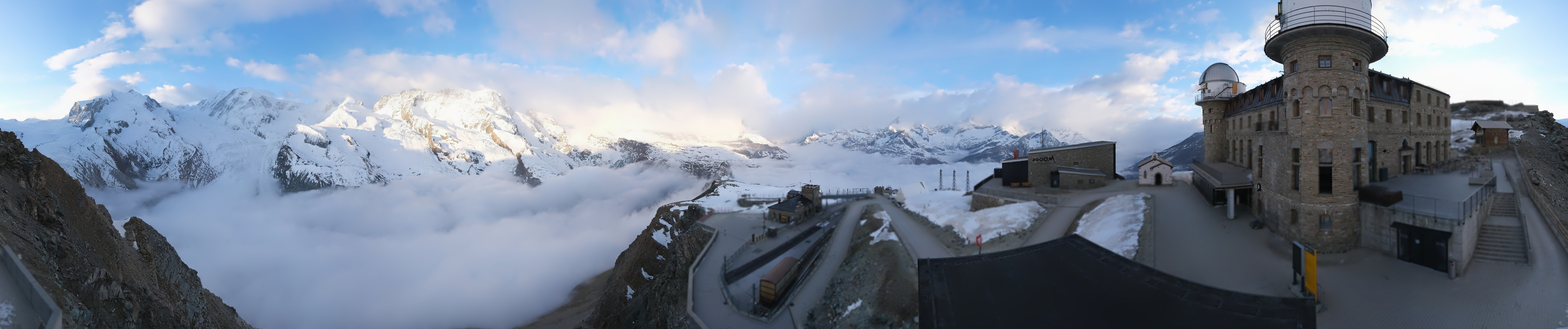 Archiv Foto Webcam Gornergrat Kulm Zermatt