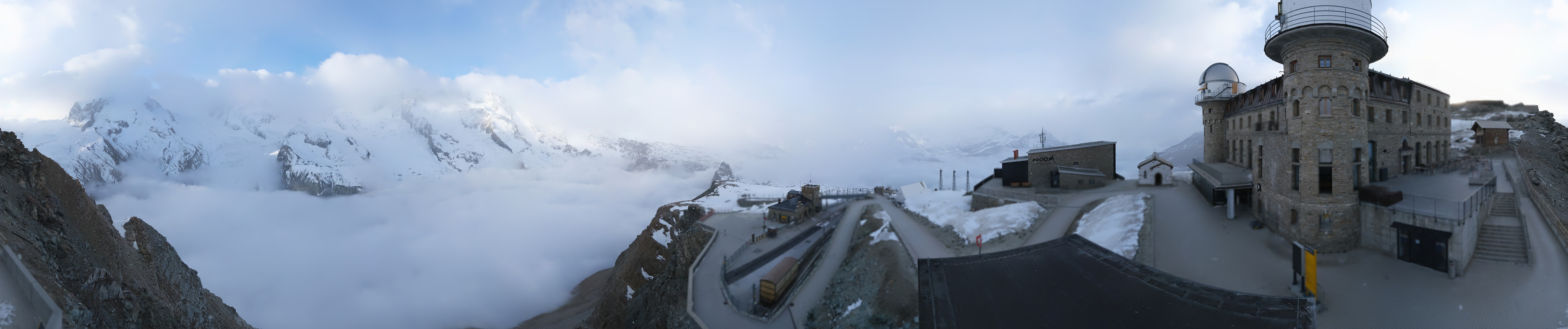 Archiv Foto Webcam Gornergrat Kulm Zermatt