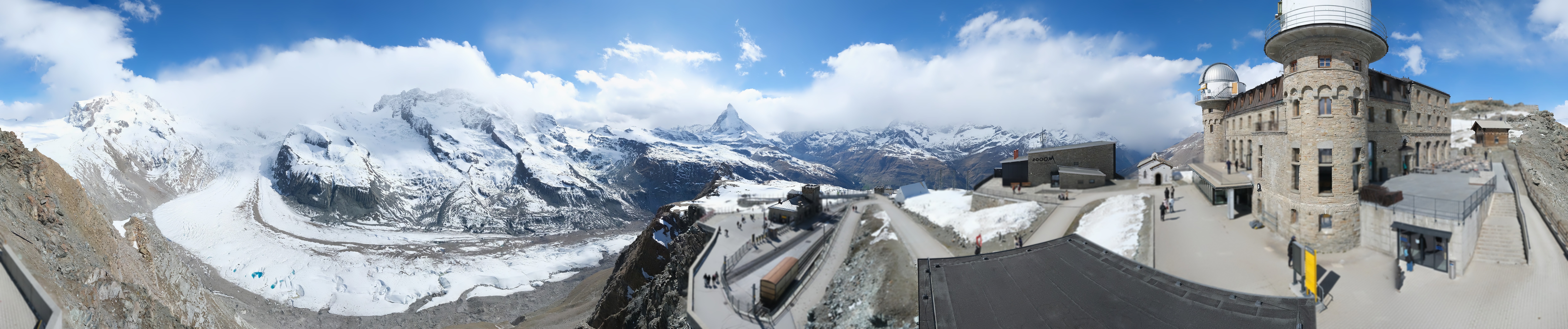 Archiv Foto Webcam Gornergrat Kulm Zermatt