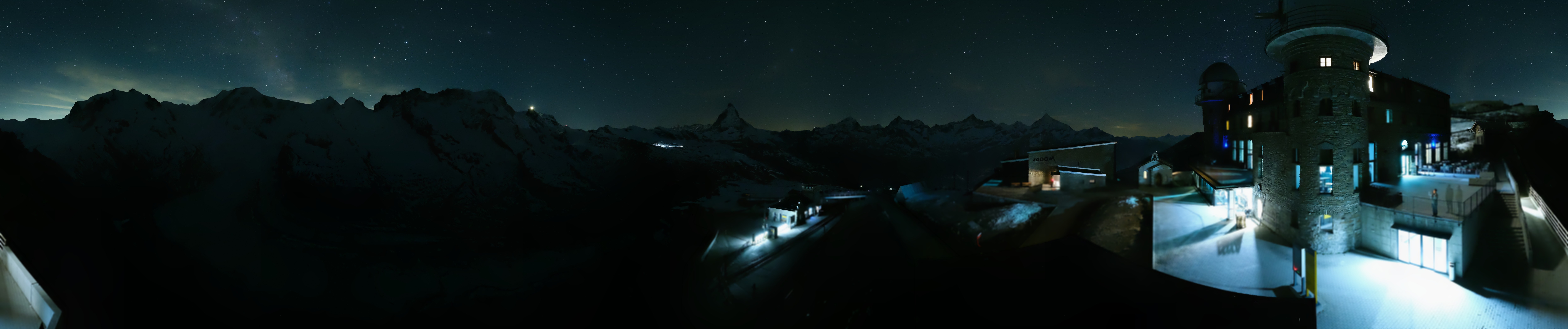 Archived image Webcam Gornergrat Kulm Zermatt