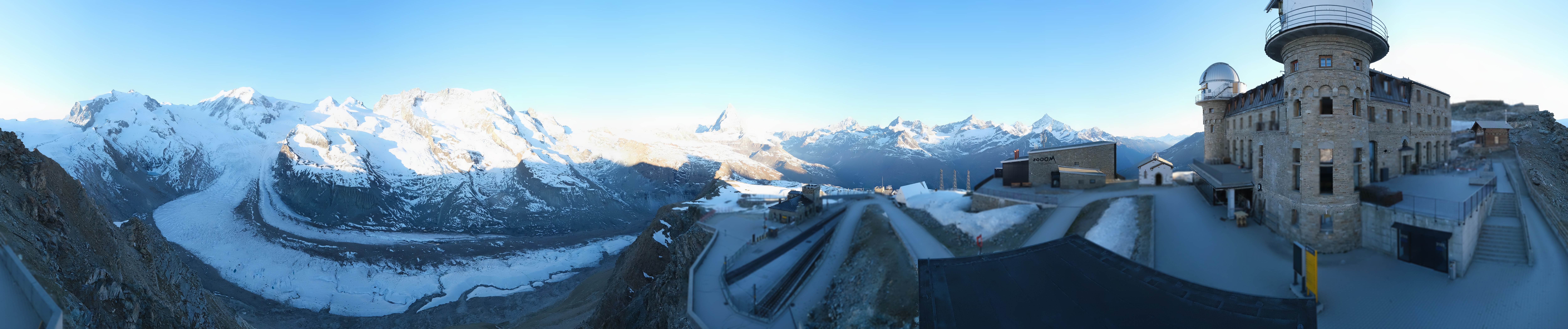 Archiv Foto Webcam Gornergrat Kulm Zermatt