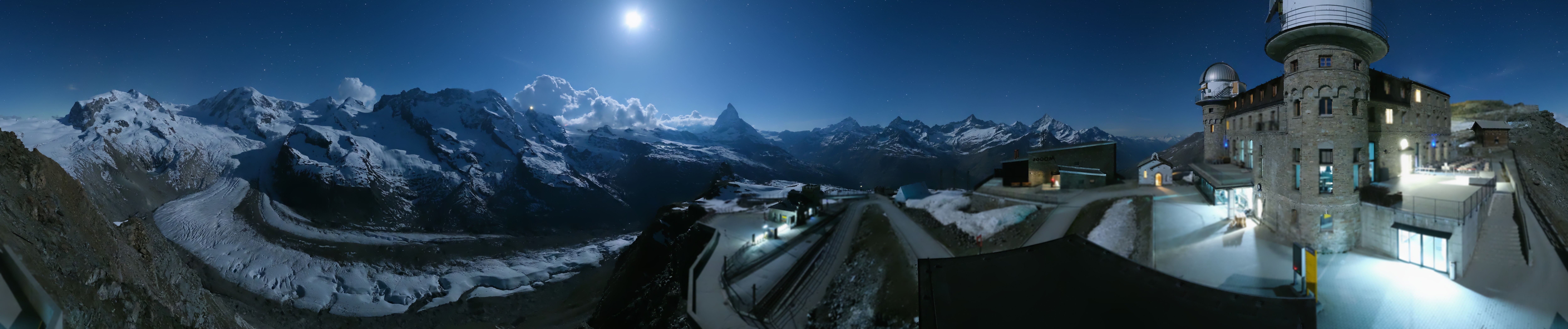 Archiv Foto Webcam Gornergrat Kulm Zermatt