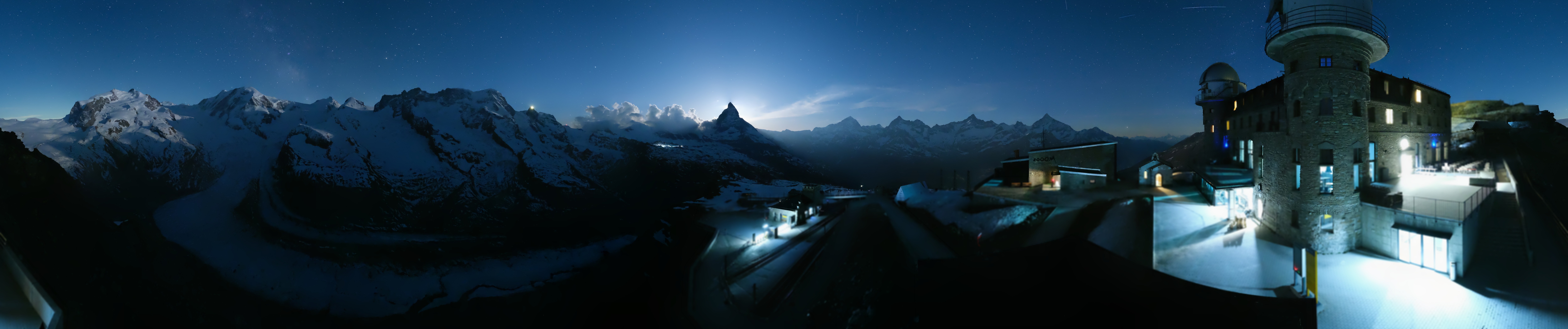 Archiv Foto Webcam Gornergrat Kulm Zermatt