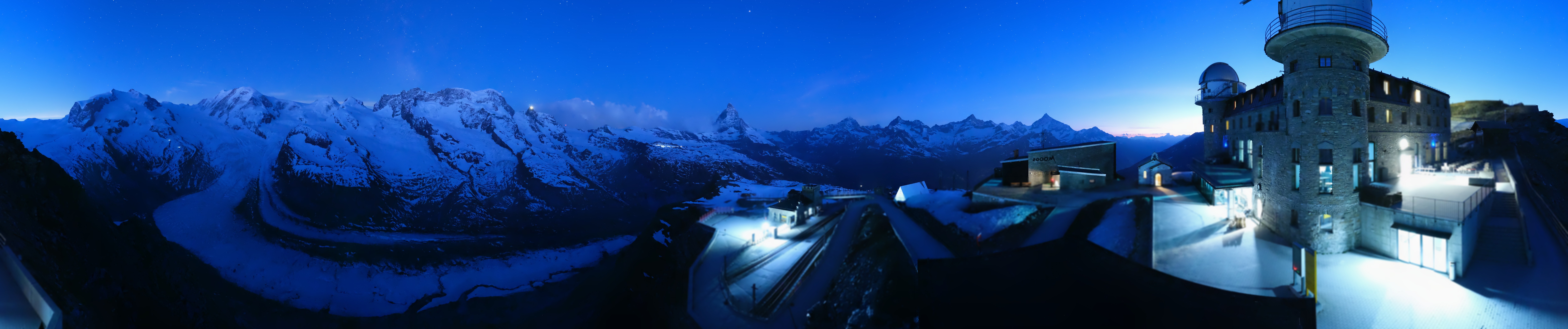 Archiv Foto Webcam Gornergrat Kulm Zermatt