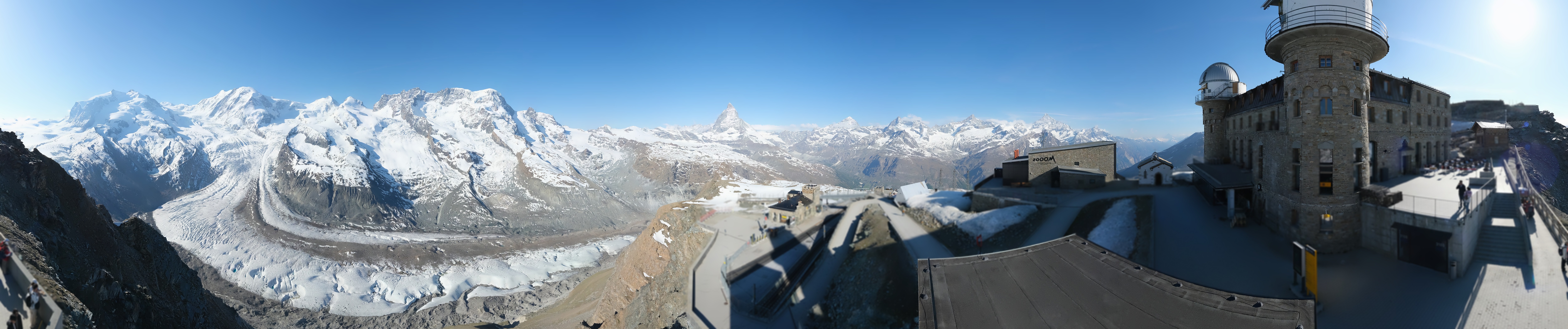 Archiv Foto Webcam Gornergrat Kulm Zermatt