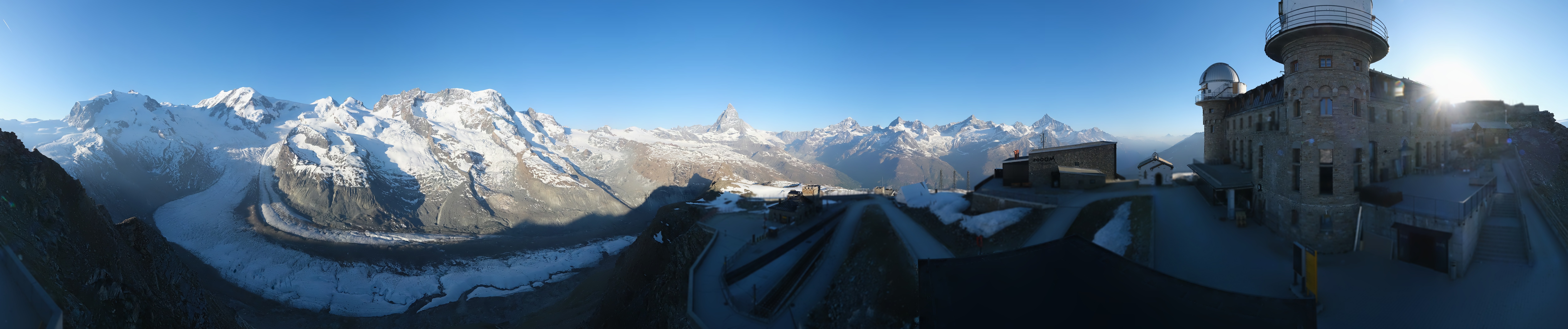 Archiv Foto Webcam Gornergrat Kulm Zermatt