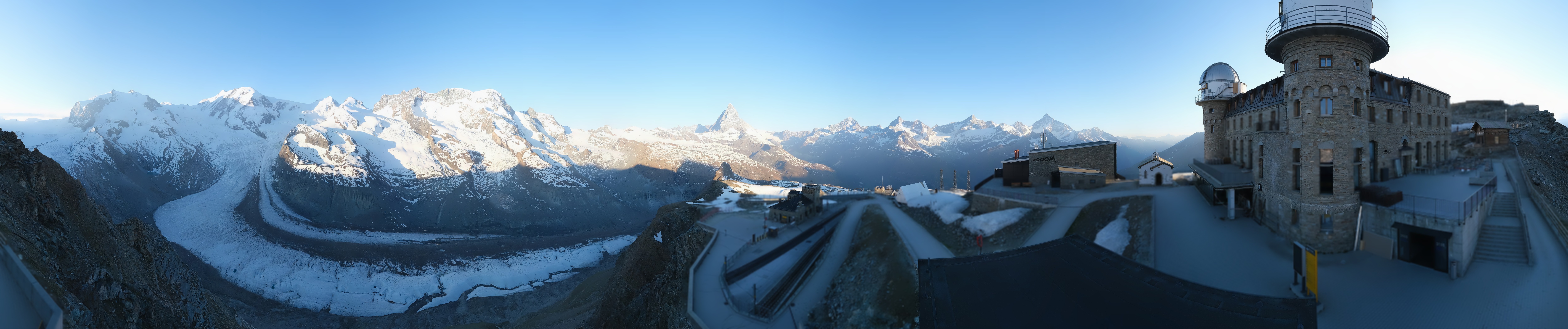Archiv Foto Webcam Gornergrat Kulm Zermatt