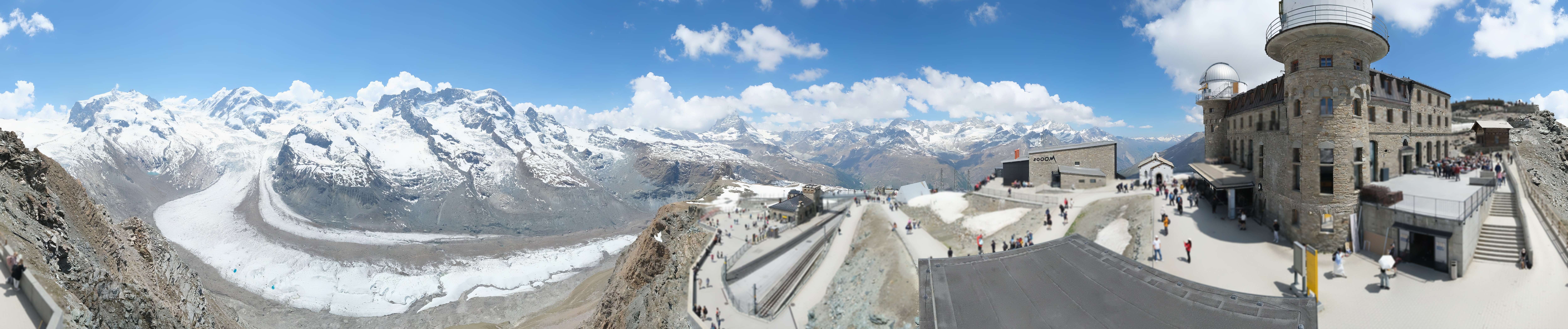 Archiv Foto Webcam Gornergrat Kulm Zermatt