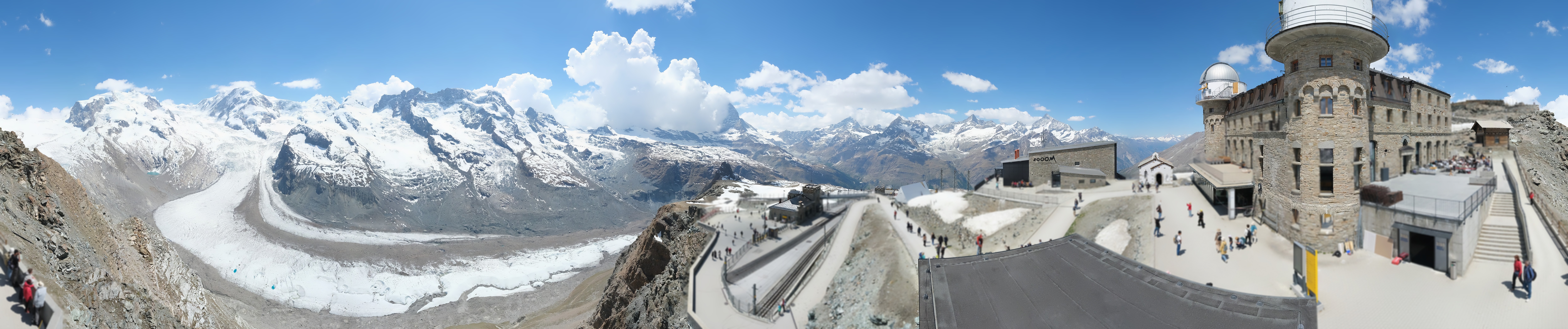 Archiv Foto Webcam Gornergrat Kulm Zermatt