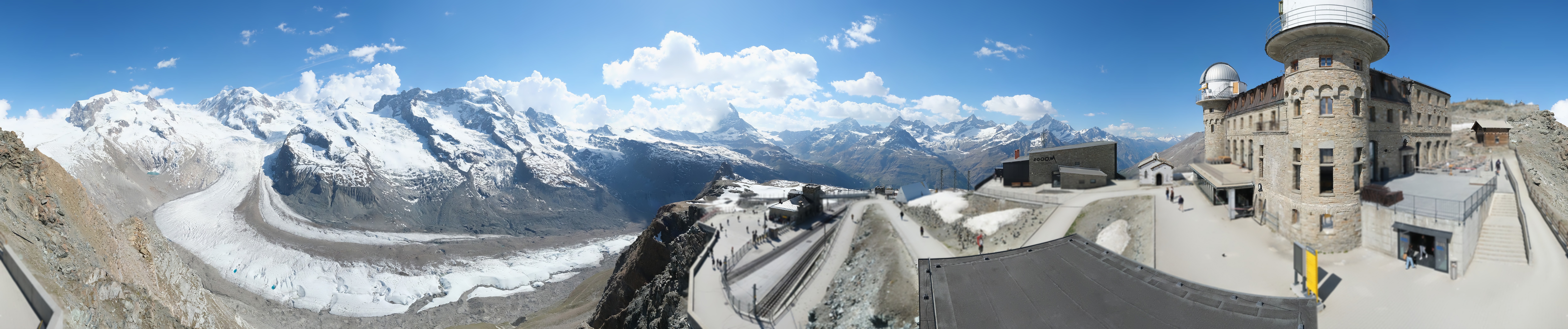 Archiv Foto Webcam Gornergrat Kulm Zermatt