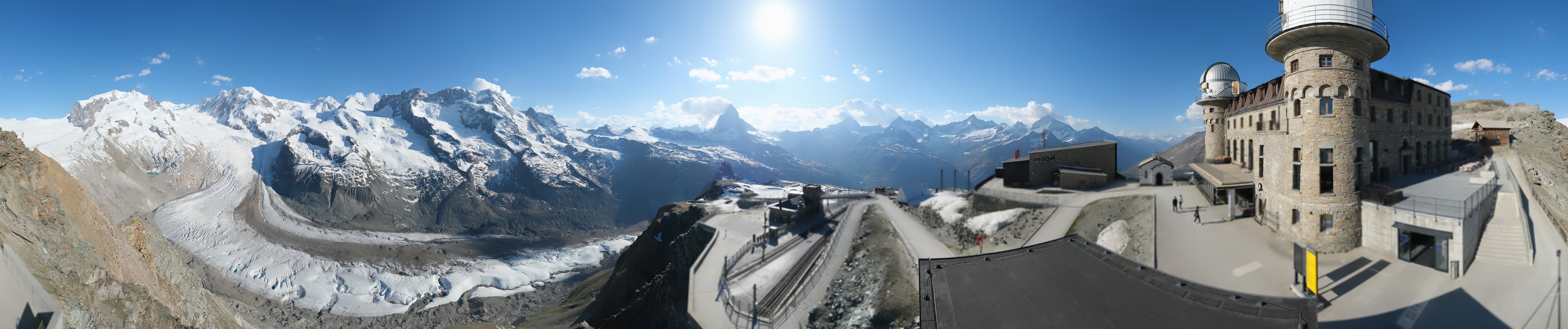 Archiv Foto Webcam Gornergrat Kulm Zermatt