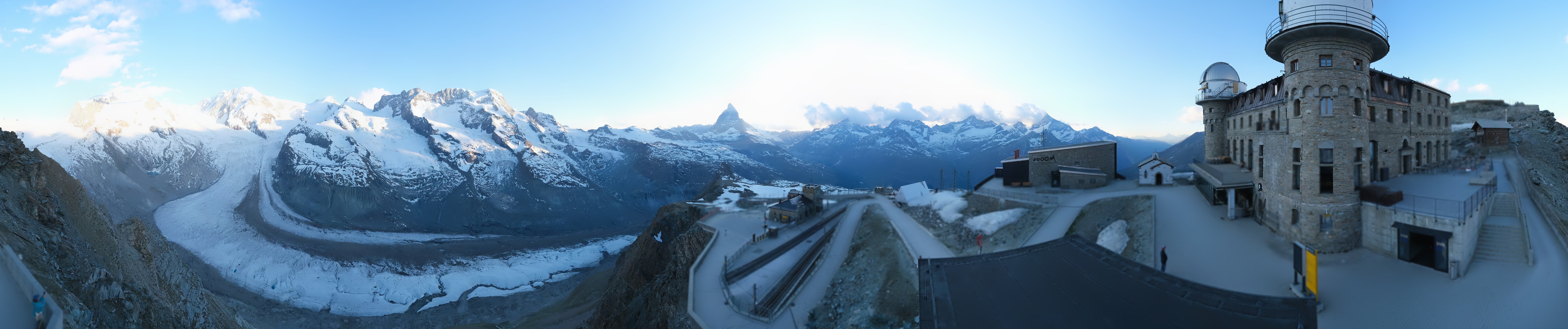 Archiv Foto Webcam Gornergrat Kulm Zermatt