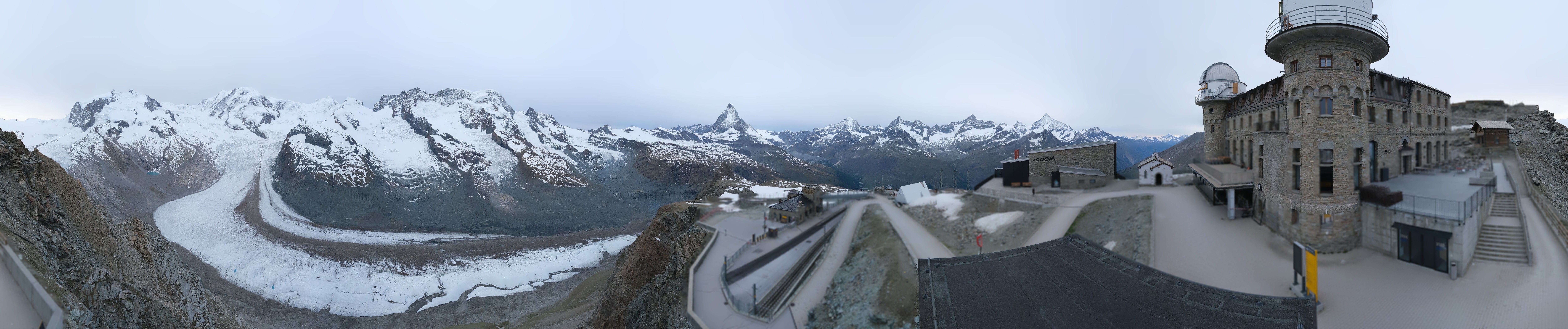 Archiv Foto Webcam Gornergrat Kulm Zermatt