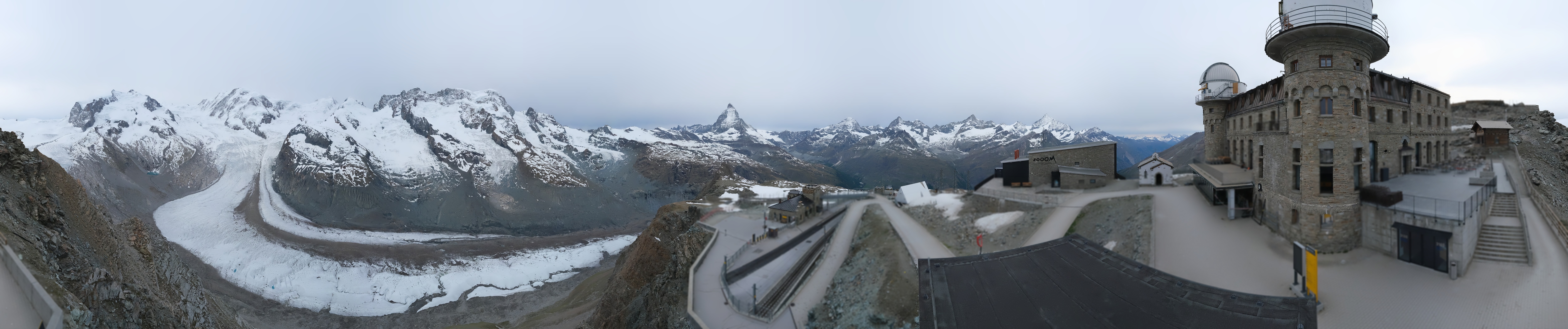 Archiv Foto Webcam Gornergrat Kulm Zermatt
