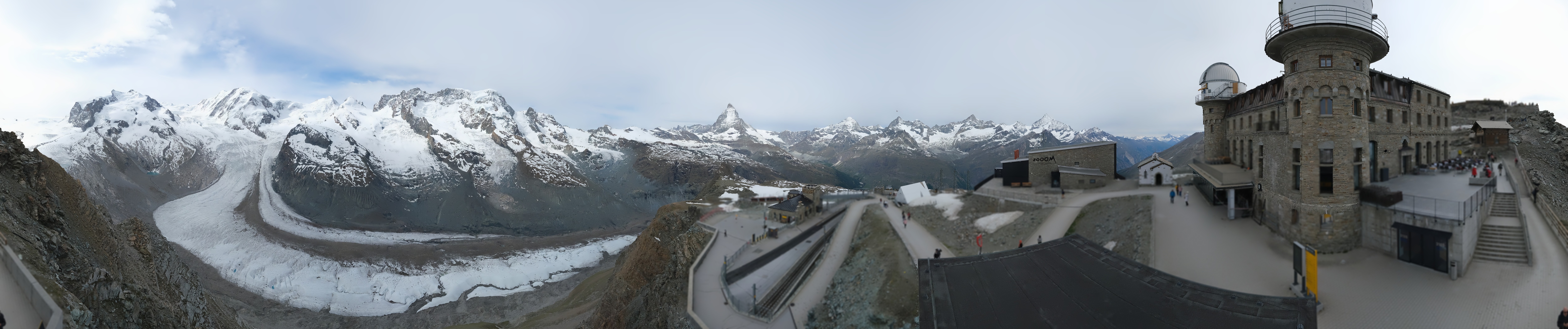 Archiv Foto Webcam Gornergrat Kulm Zermatt