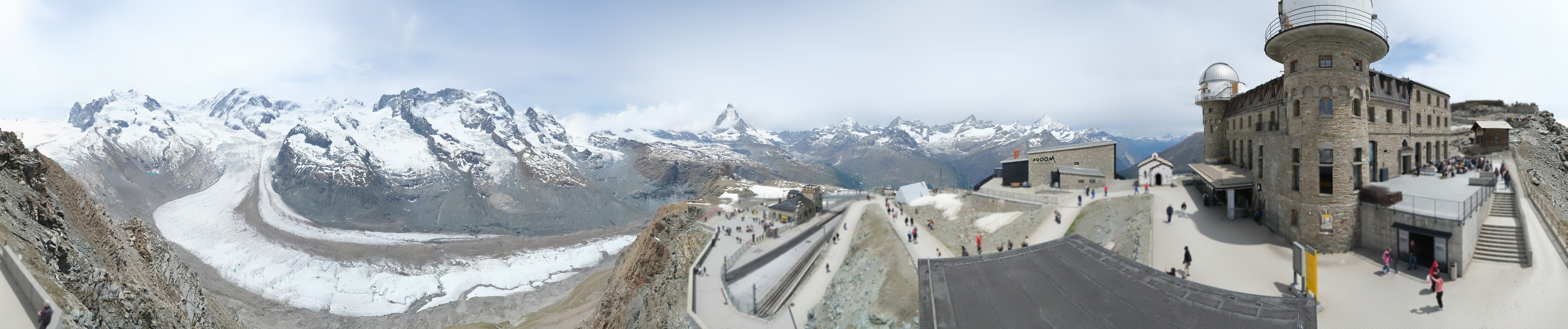 Archiv Foto Webcam Gornergrat Kulm Zermatt