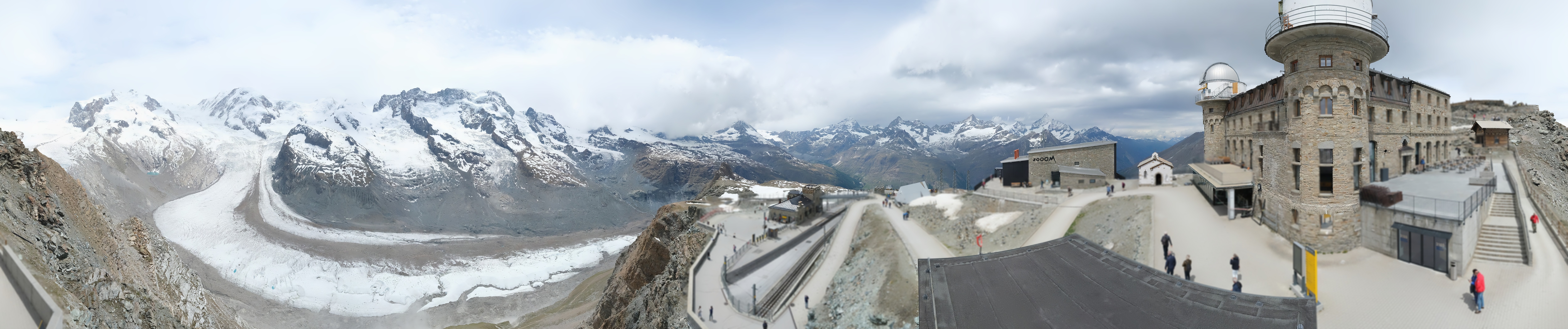 Archiv Foto Webcam Gornergrat Kulm Zermatt