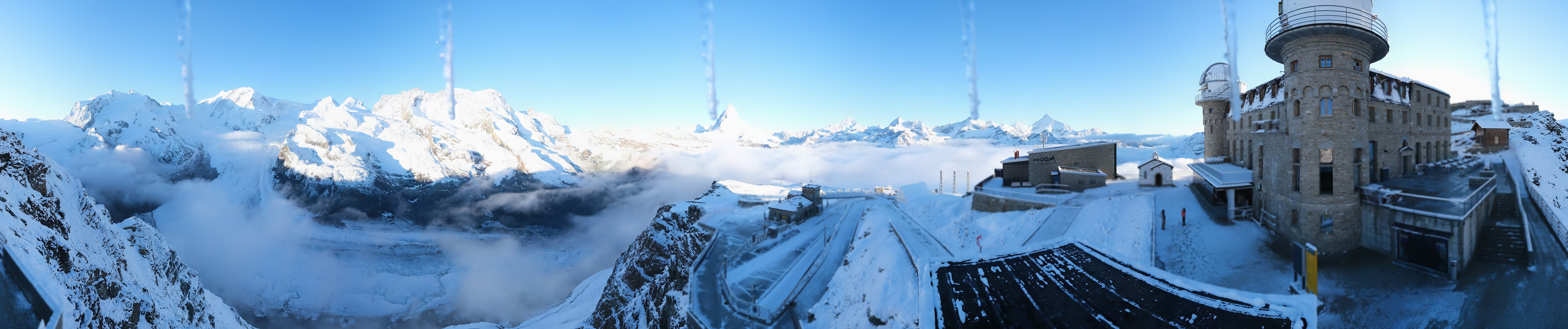 Archiv Foto Webcam Gornergrat Kulm Zermatt