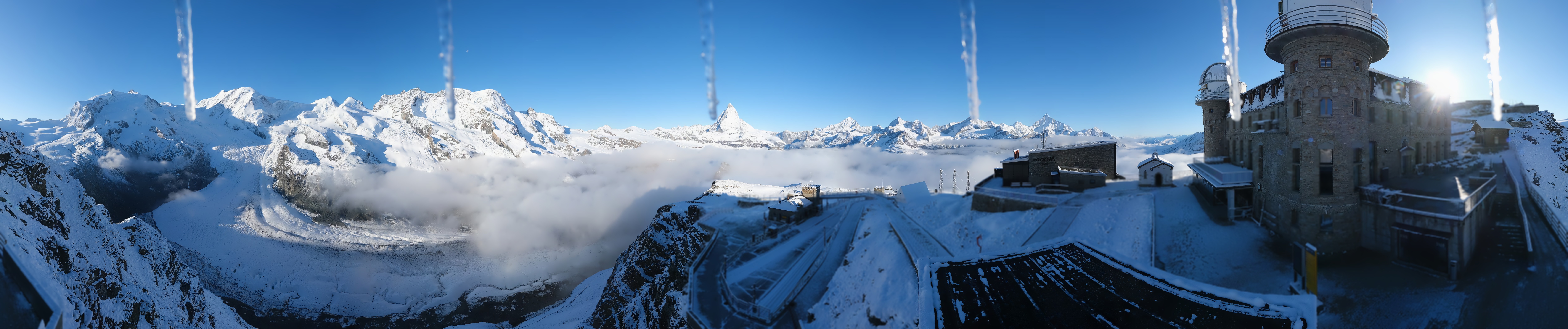 Archiv Foto Webcam Gornergrat Kulm Zermatt