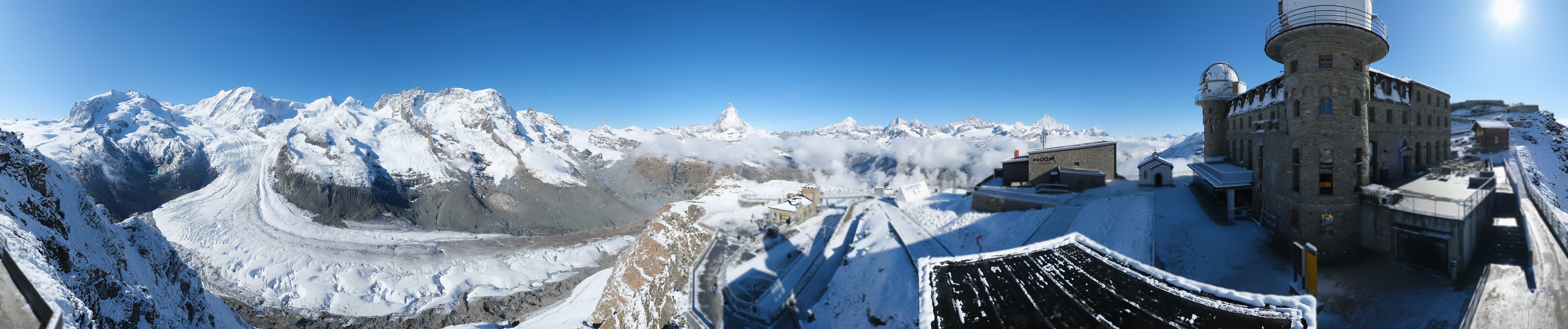 Archiv Foto Webcam Gornergrat Kulm Zermatt