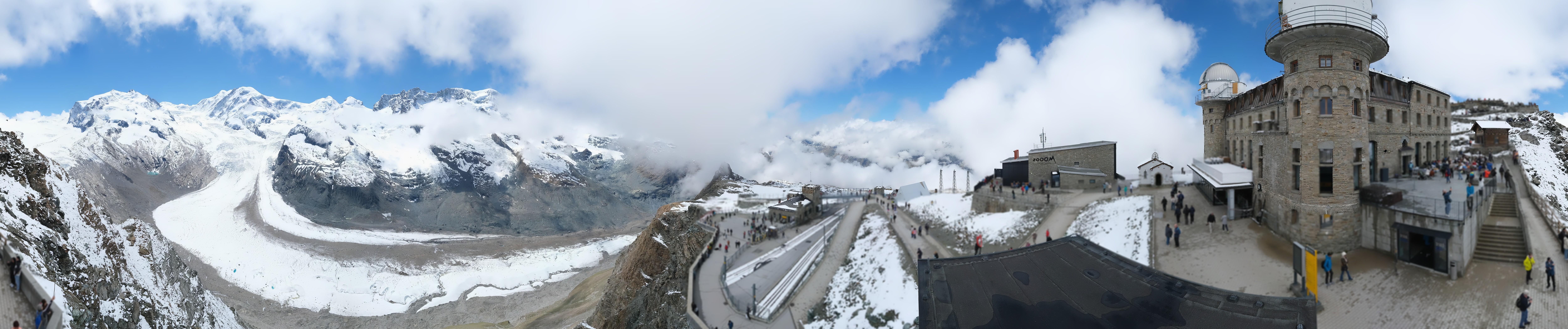 Archiv Foto Webcam Gornergrat Kulm Zermatt
