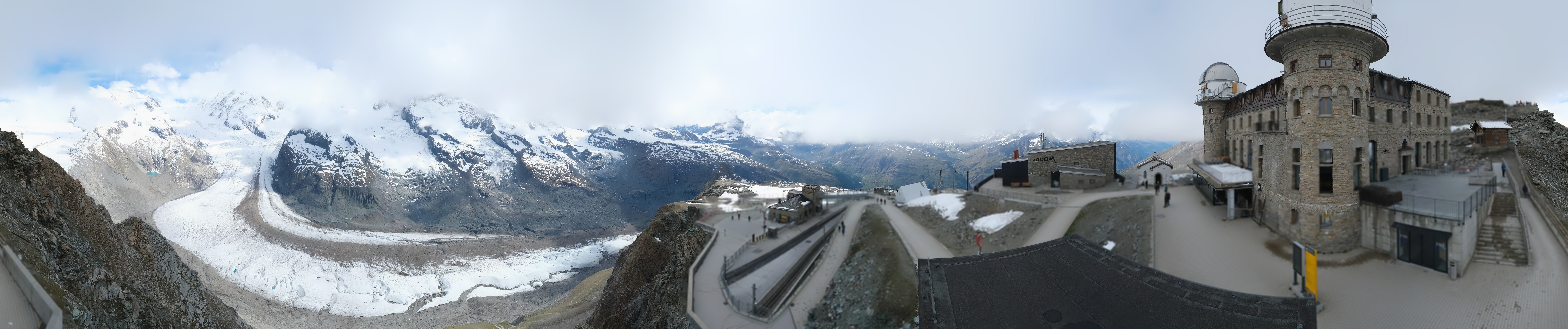 Archiv Foto Webcam Gornergrat Kulm Zermatt