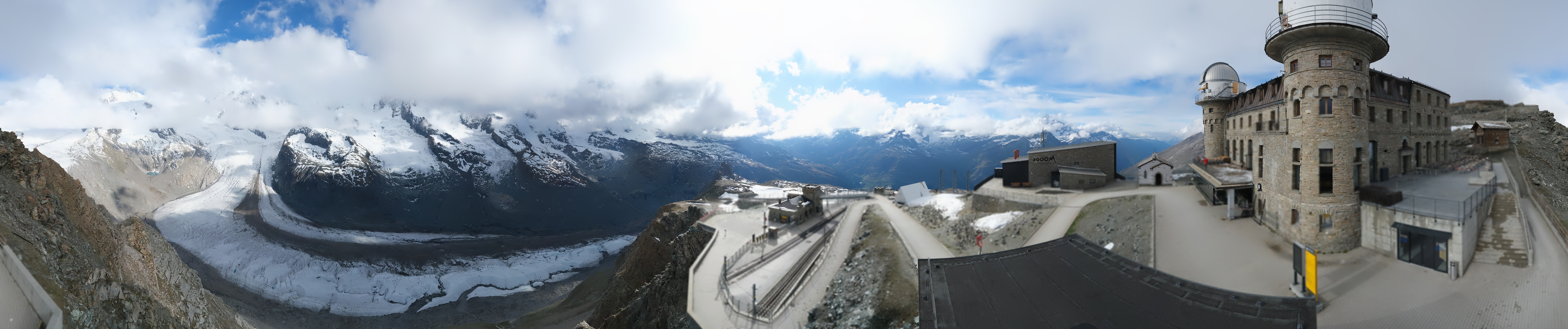 Archiv Foto Webcam Gornergrat Kulm Zermatt