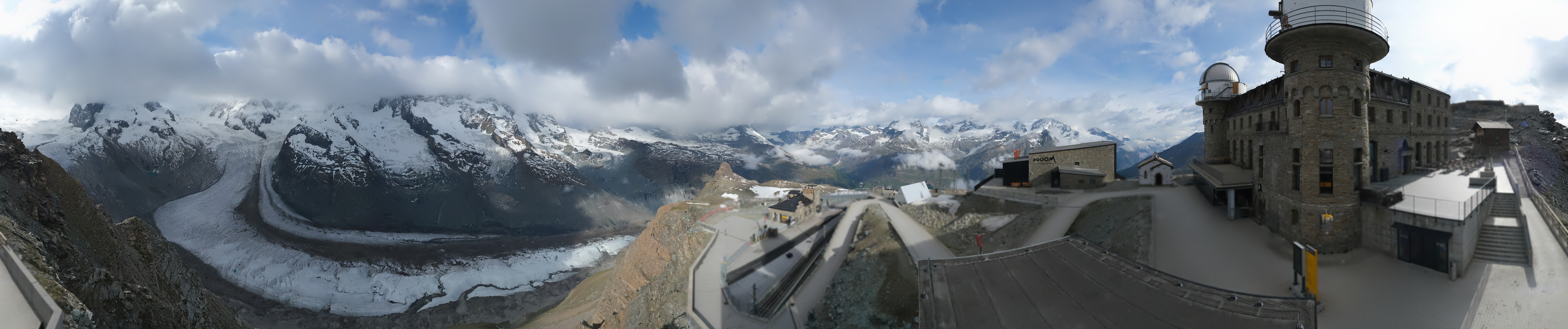 Archiv Foto Webcam Gornergrat Kulm Zermatt