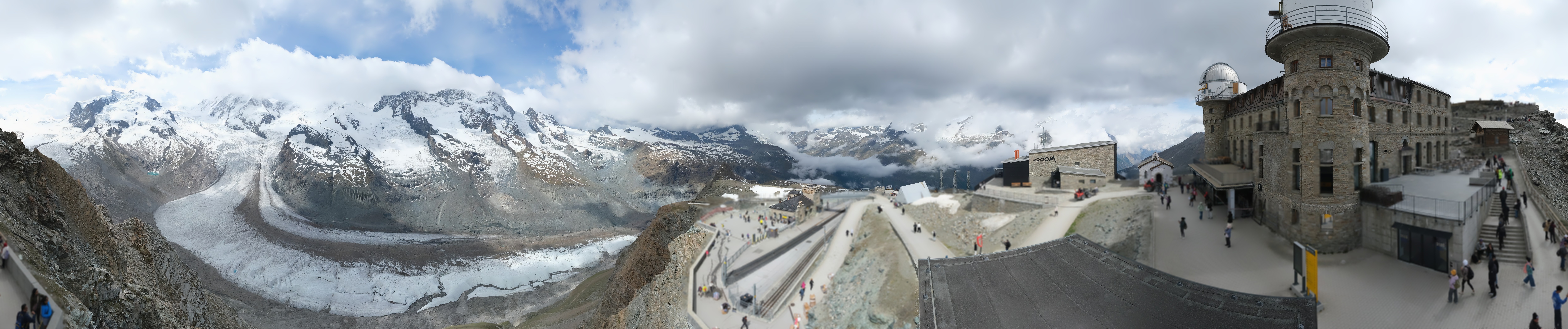 Archiv Foto Webcam Gornergrat Kulm Zermatt