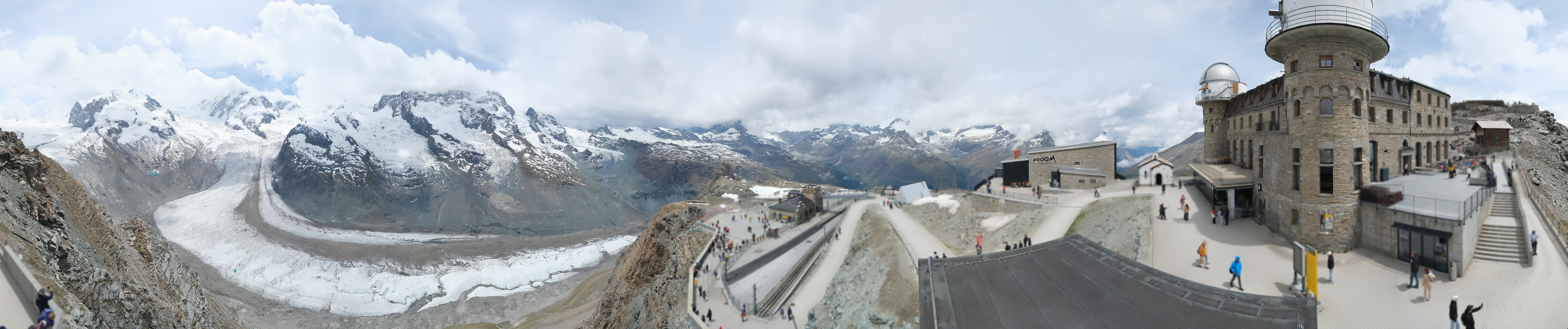 Archiv Foto Webcam Gornergrat Kulm Zermatt