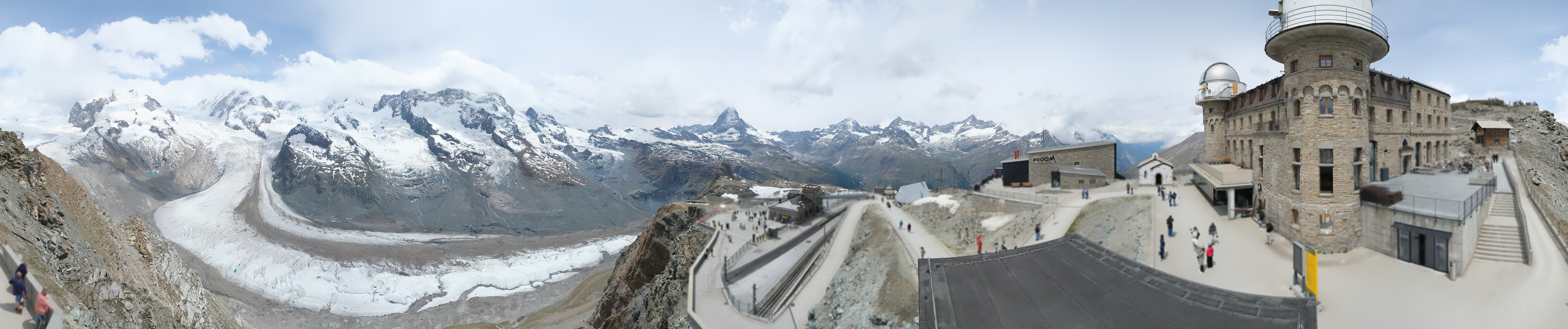 Archiv Foto Webcam Gornergrat Kulm Zermatt