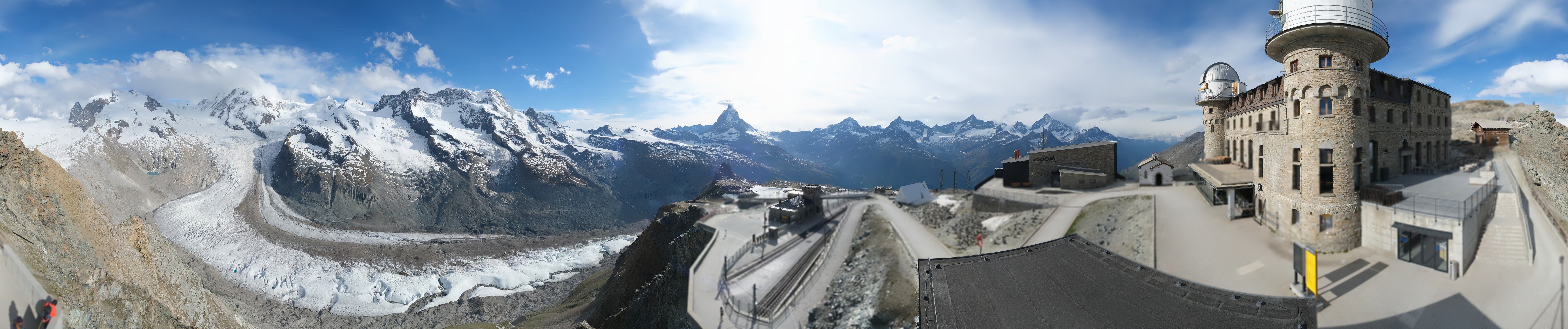 Archiv Foto Webcam Gornergrat Kulm Zermatt