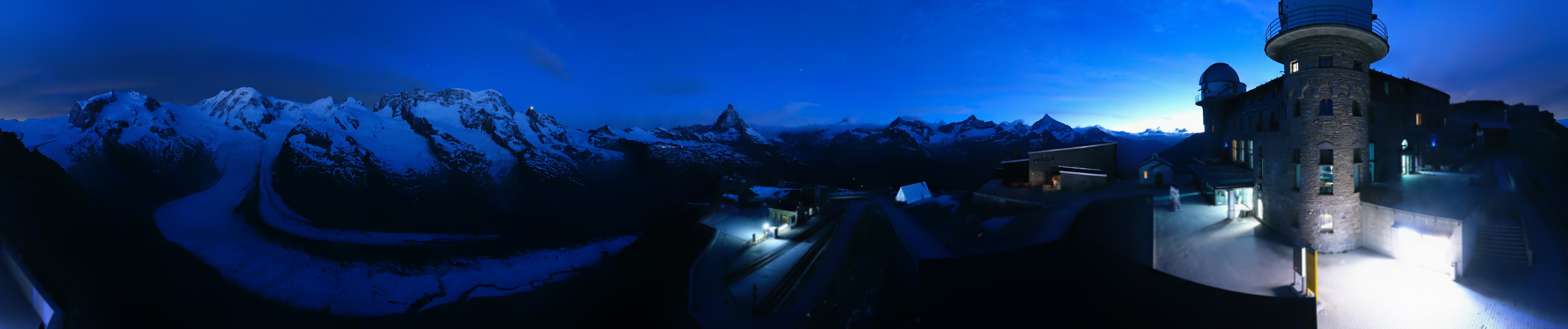 Archiv Foto Webcam Gornergrat Kulm Zermatt