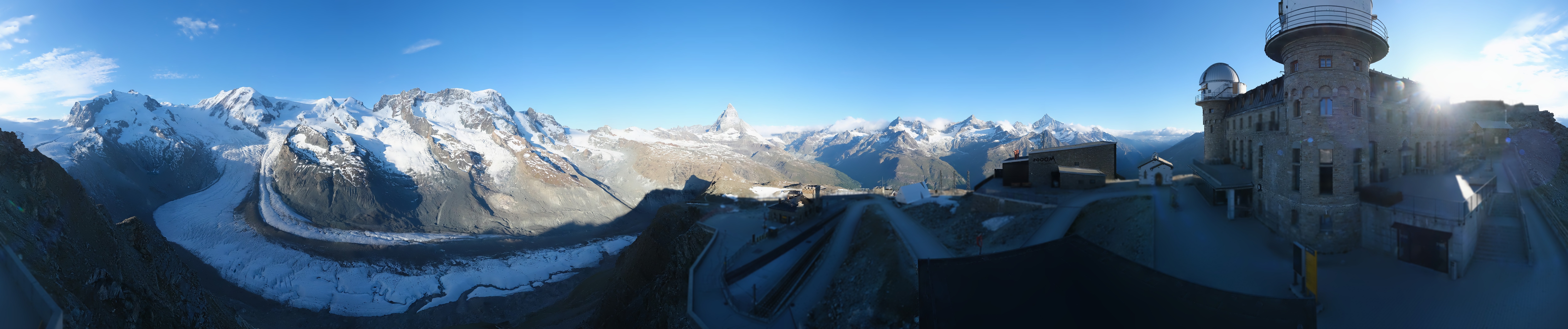 Archiv Foto Webcam Gornergrat Kulm Zermatt