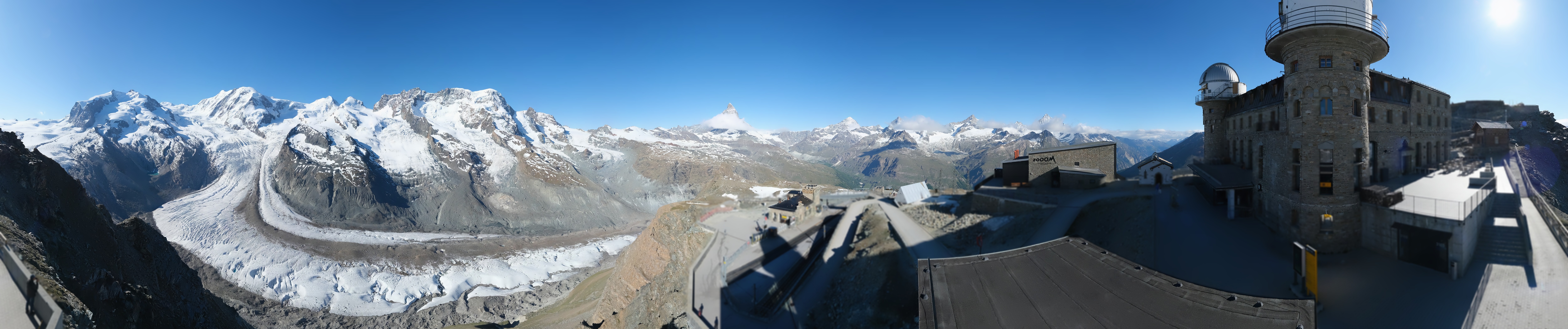 Archiv Foto Webcam Gornergrat Kulm Zermatt