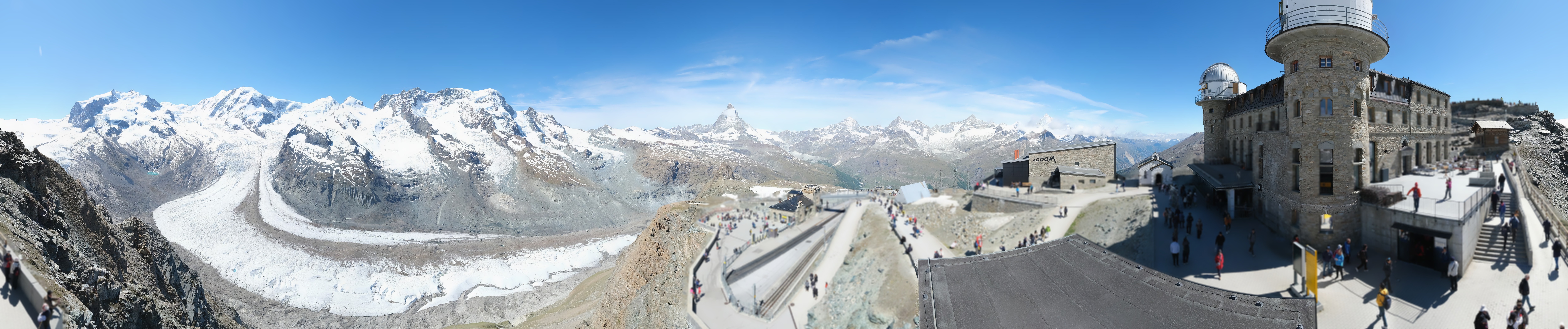 Archiv Foto Webcam Gornergrat Kulm Zermatt