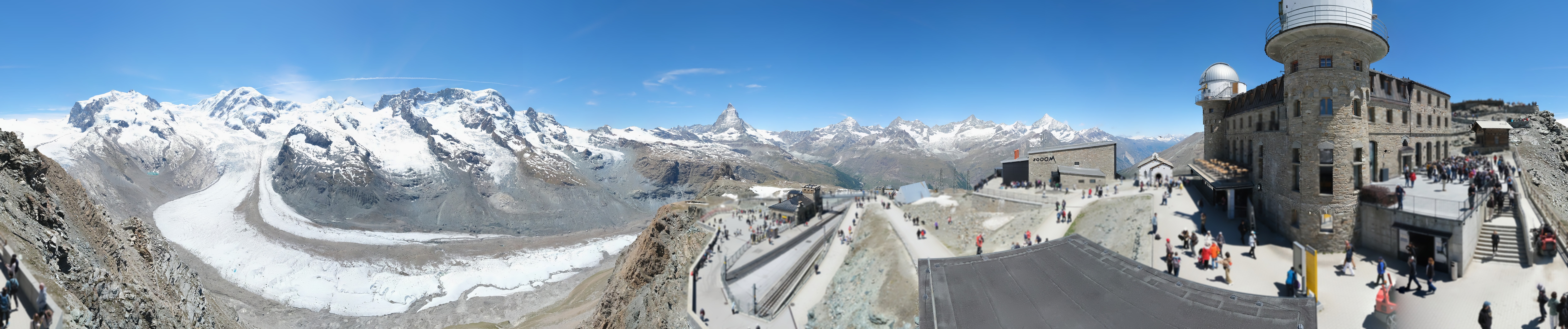 Archiv Foto Webcam Gornergrat Kulm Zermatt