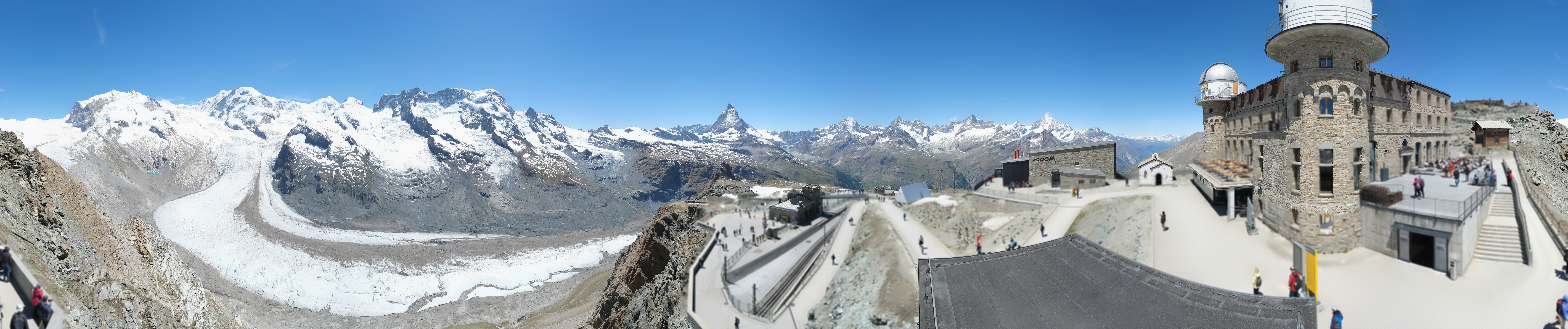 Archiv Foto Webcam Gornergrat Kulm Zermatt